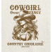 Cowgirl Fancy - Oatmeal - Brown Print - Soft Style Cowgirl Fancy - Oatmeal - Brown Print - Soft Style