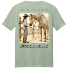 Heart Horse - Sage - Softstyle Heart Horse - Sage - Softstyle